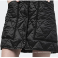 Sexy Winter padded mini skirt Recycled polyester quilted thermo skirt for women Fashion warm A line skirt for cold weather